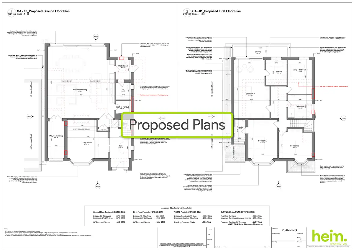 Newstead Proposed Plans